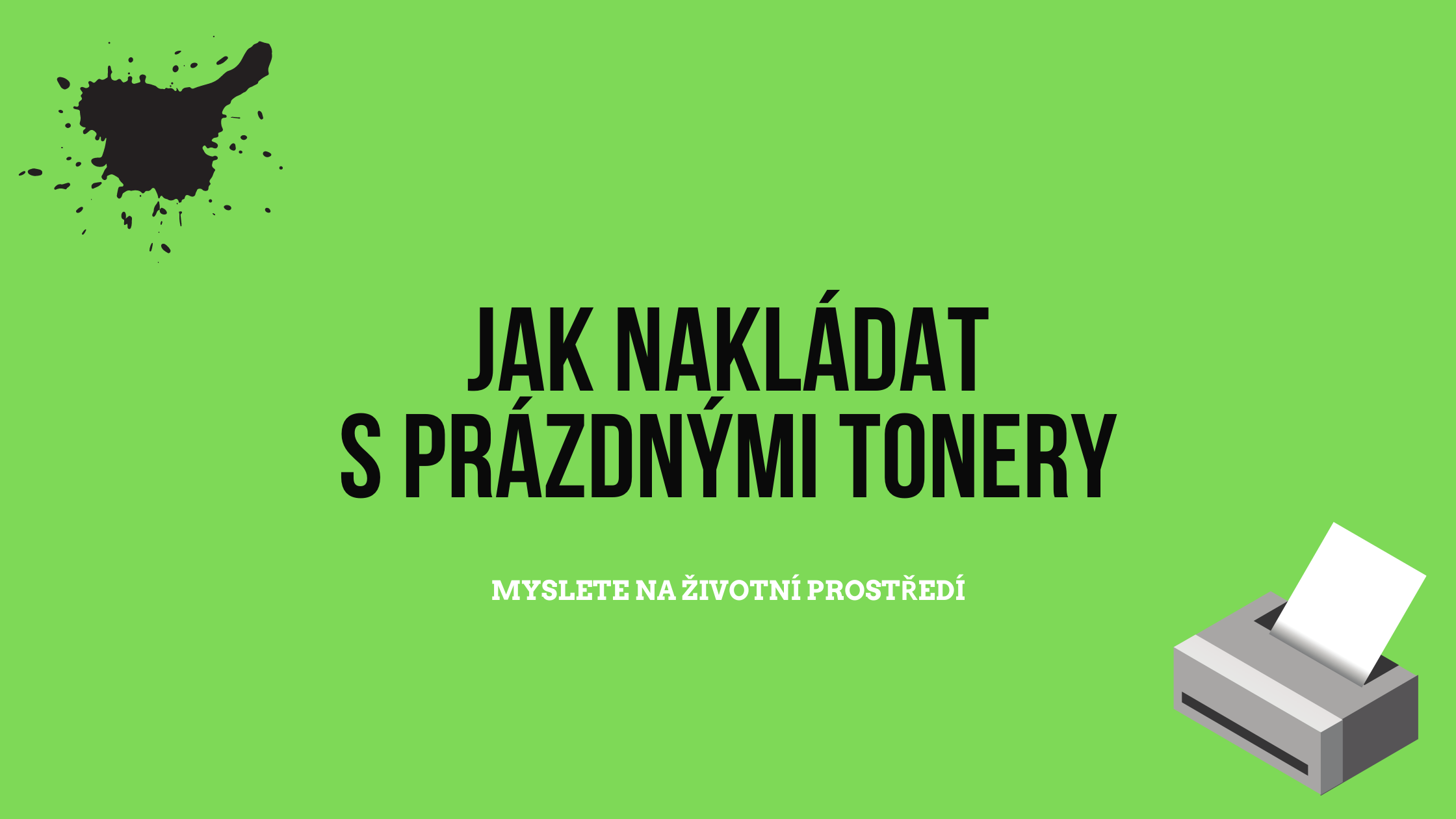 Prázdné tonery